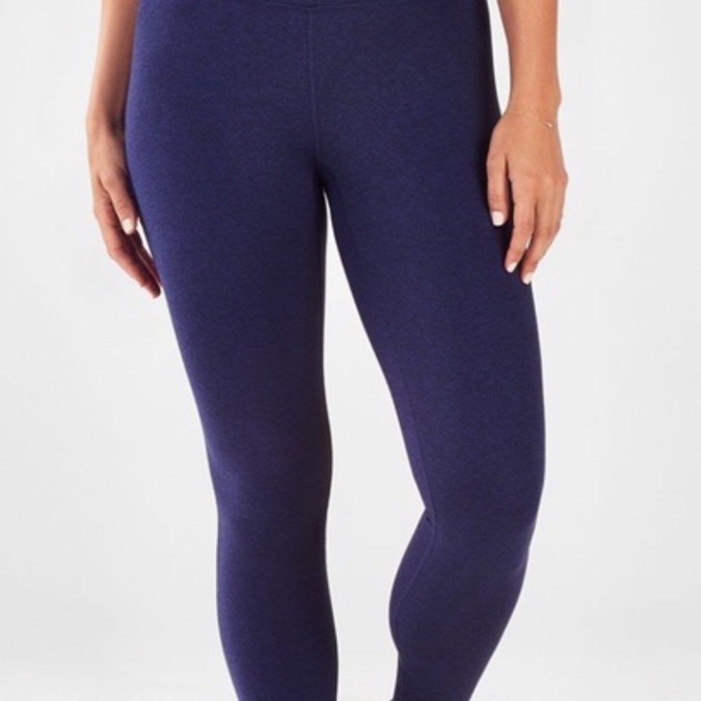 Fabletics High-Waisted Spacedye Knit 7/8 Legging